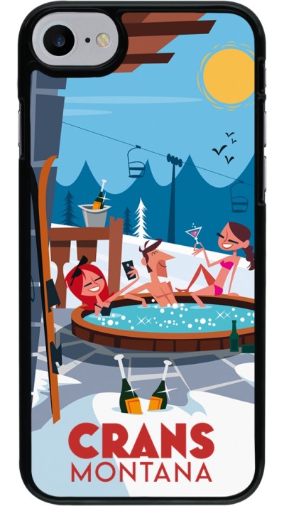 Coque iPhone 7 / 8 / SE (2020, 2022) - Crans-Montana Mountain Jacuzzi