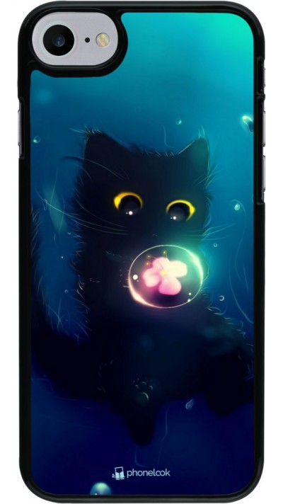 Hülle iPhone 7 / 8 / SE (2020, 2022) - Cute Cat Bubble