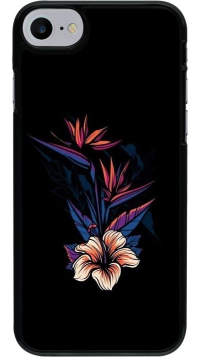 Coque iPhone 7 / 8 / SE (2020, 2022) - Dark Flowers