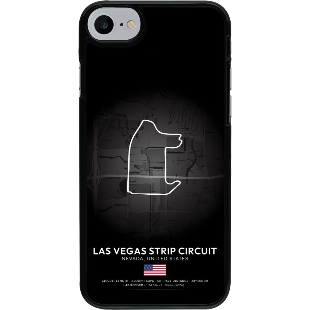 iPhone 7 / 8 / SE (2020, 2022) Case Hülle - F1 Track 2025 Las Vegas