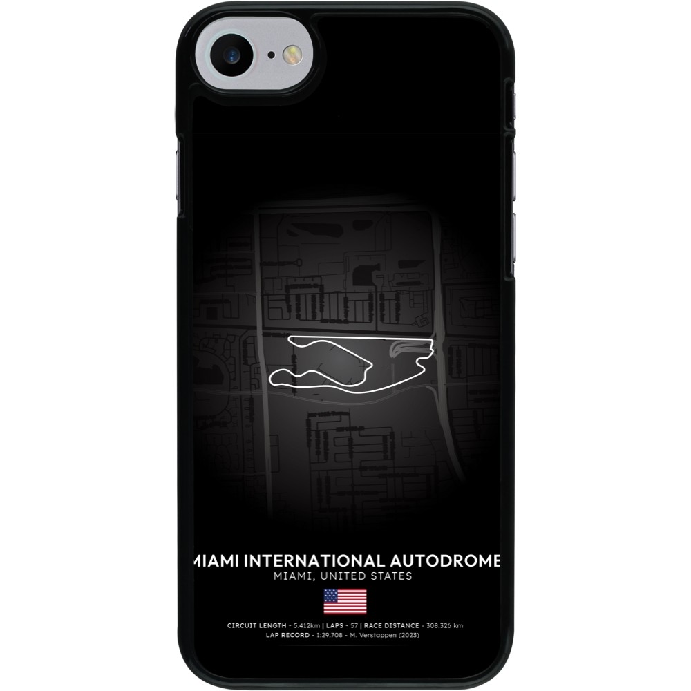 iPhone 7 / 8 / SE (2020, 2022) Case Hülle - F1 Track 2025 Miami