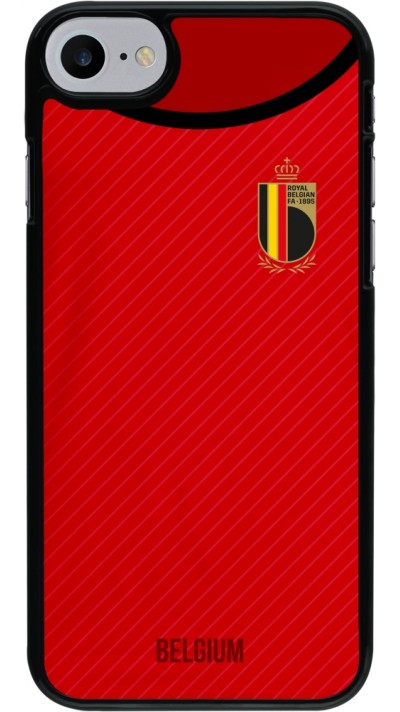 Coque iPhone 7 / 8 / SE (2020, 2022) - Maillot de football Belgique 2022 personnalisable