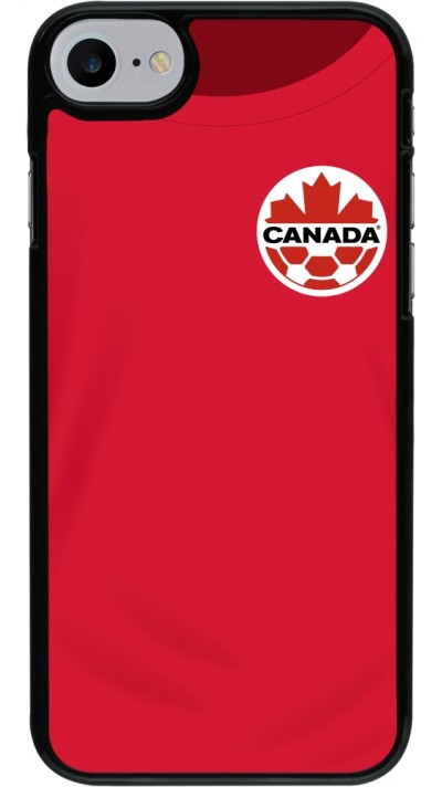 Coque iPhone 7 / 8 / SE (2020, 2022) - Maillot de football Canada 2022 personnalisable