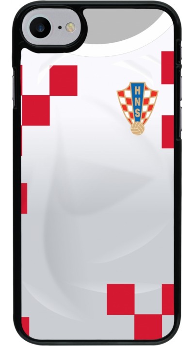 Coque iPhone 7 / 8 / SE (2020, 2022) - Maillot de football Croatie 2022 personnalisable