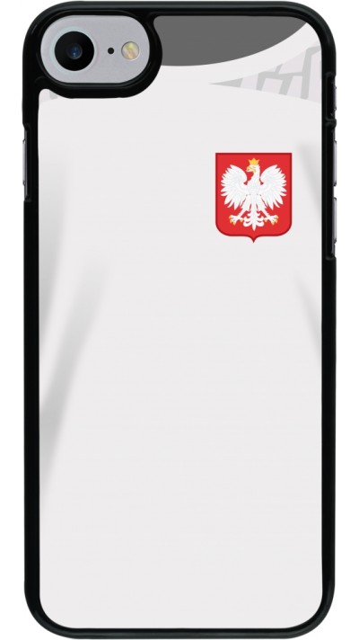 Coque iPhone 7 / 8 / SE (2020, 2022) - Maillot de football Pologne 2022 personnalisable