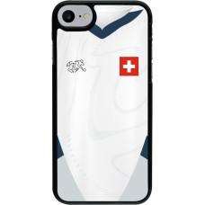 Coque iPhone 7 / 8 / SE (2020, 2022) - Maillot de football Suisse Extérieur personnalisable