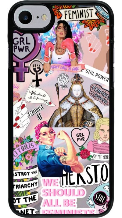 Coque iPhone 7 / 8 / SE (2020, 2022) - Girl Power Collage