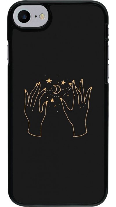 Hülle iPhone 7 / 8 / SE (2020, 2022) - Grey magic hands