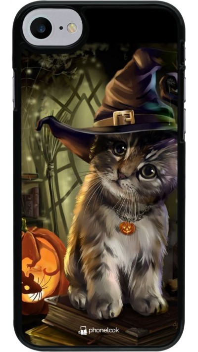 Coque iPhone 7 / 8 / SE (2020, 2022) - Halloween 21 Witch cat