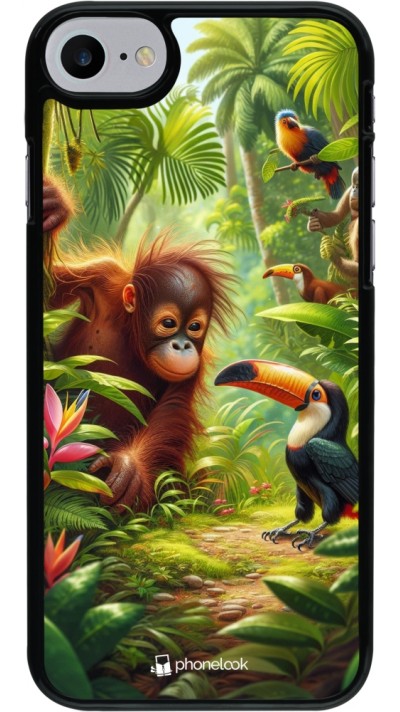 Coque iPhone 7 / 8 / SE (2020, 2022) - Jungle Tropicale Tayrona