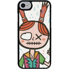 iPhone 7 / 8 / SE (2020, 2022) Case Hülle - Little Girl Sketch
