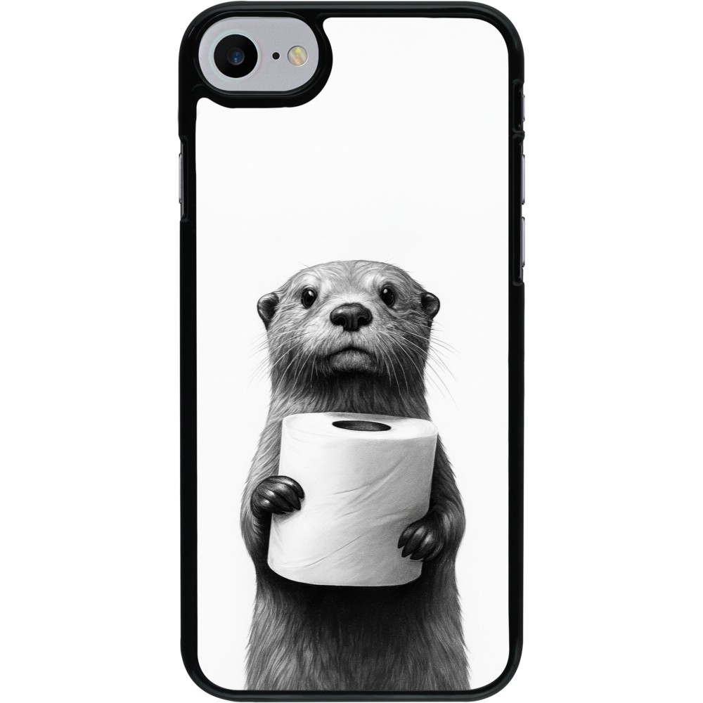 iPhone 7 / 8 / SE (2020, 2022) Case Hülle - Otter Toilettenpapier