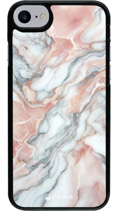 iPhone 7 / 8 / SE (2020, 2022) Case Hülle - Rosa Leuchtender Marmor