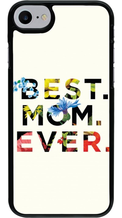 Coque iPhone 7 / 8 / SE (2020, 2022) - Mom 2023 best Mom ever flowers