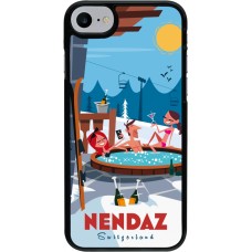 iPhone 7 / 8 / SE (2020, 2022) Case Hülle - Nendaz Mountain Jacuzzi