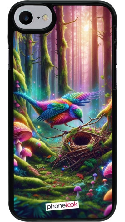 iPhone 7 / 8 / SE (2020, 2022) Case Hülle - Vogel Nest Wald