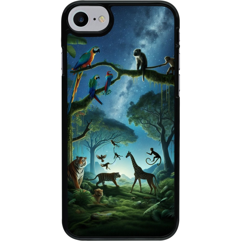 Coque iPhone 7 / 8 / SE (2020, 2022) - Paradis des animaux exotiques