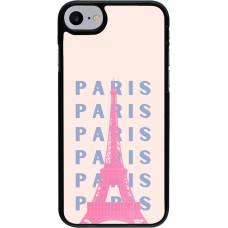 iPhone 7 / 8 / SE (2020, 2022) Case Hülle - Paris Pink Print