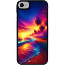 iPhone 7 / 8 / SE (2020, 2022) Case Hülle - Strand Sonnenuntergang auffällig