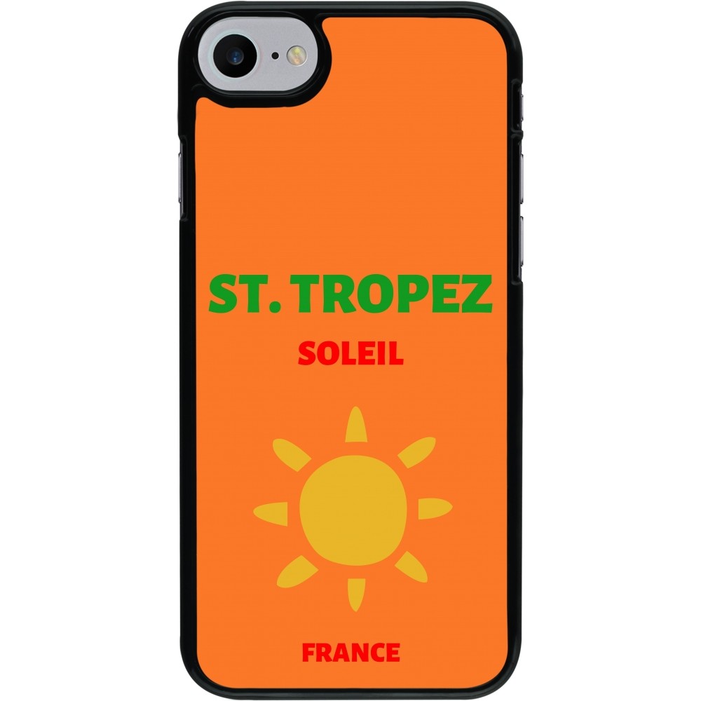 iPhone 7 / 8 / SE (2020, 2022) Case Hülle - Pop Summer Destination St-Tropez
