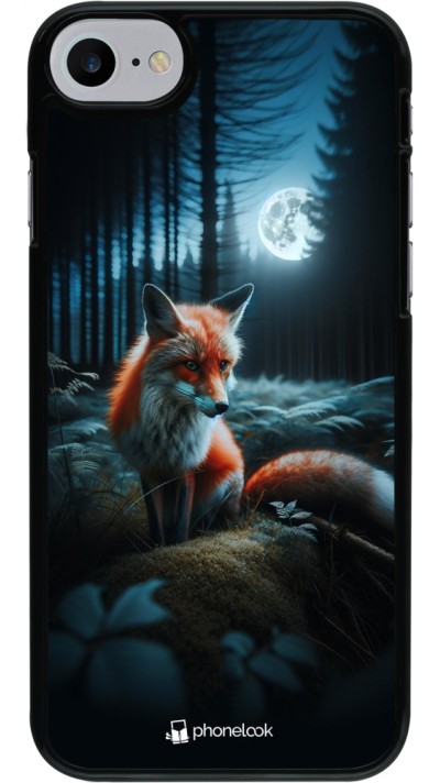 iPhone 7 / 8 / SE (2020, 2022) Case Hülle - Fuchs Mond Wald