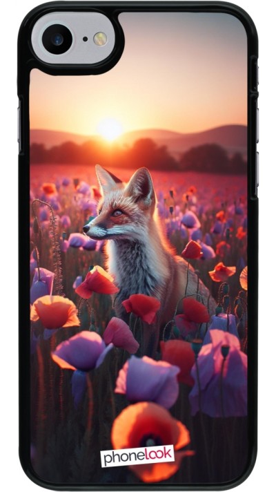 Coque iPhone 7 / 8 / SE (2020, 2022) - Renard pourpre au crépuscule