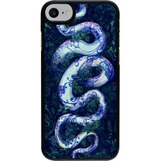 iPhone 7 / 8 / SE (2020, 2022) Case Hülle - Snake Blue Anaconda