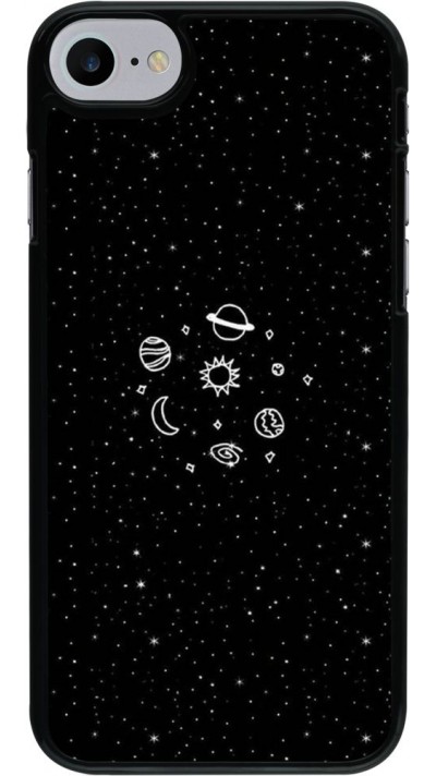 Hülle iPhone 7 / 8 / SE (2020, 2022) - Space Doodle