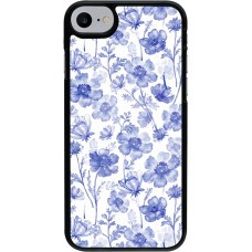 iPhone 7 / 8 / SE (2020, 2022) Case Hülle - Spring 23 watercolor blue flowers