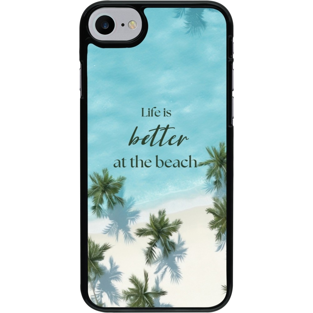 Coque iPhone 7 / 8 / SE (2020, 2022) - Summer 2025 Life is better at the beach