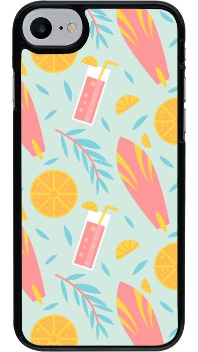 Coque iPhone 7 / 8 / SE (2020, 2022) - Summer 2025 Pattern citron