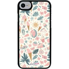 iPhone 7 / 8 / SE (2020, 2022) Case Hülle - Sommer Pink Muster