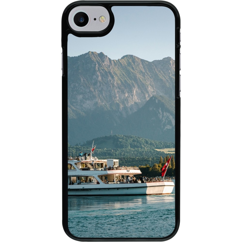 iPhone 7 / 8 / SE (2020, 2022) Case Hülle -  Nationalfeiertag Schweiz Bateau Leman