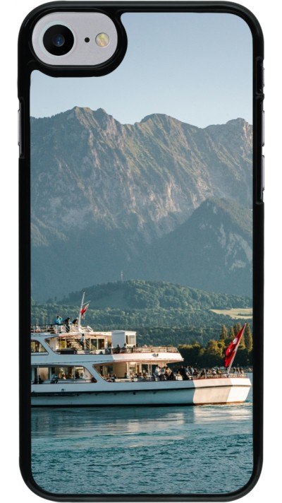Coque iPhone 7 / 8 / SE (2020, 2022) - Fête Nationale Suisse Bateau Leman