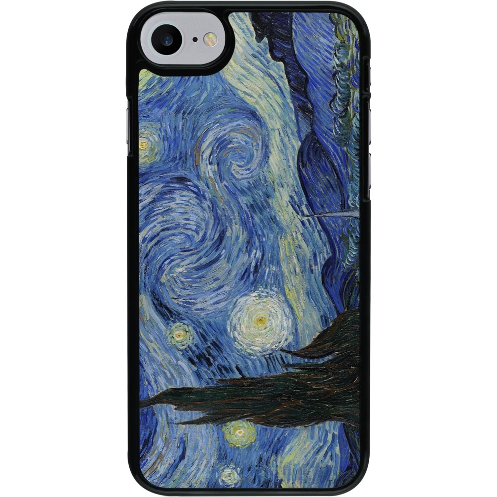 iPhone 7 / 8 / SE (2020, 2022) Case Hülle - Kunstbild - Sternennacht - Van Gogh