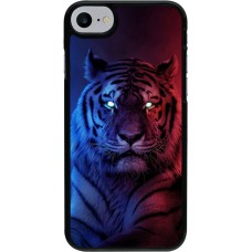 Coque iPhone 7 / 8 / SE (2020, 2022) - Tiger Blue Red