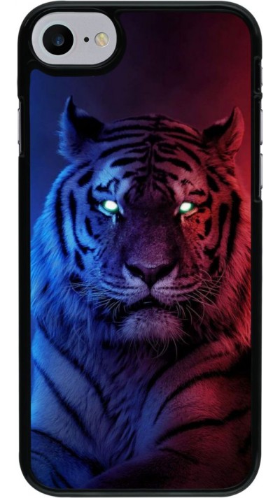 Hülle iPhone 7 / 8 / SE (2020, 2022) - Tiger Blue Red