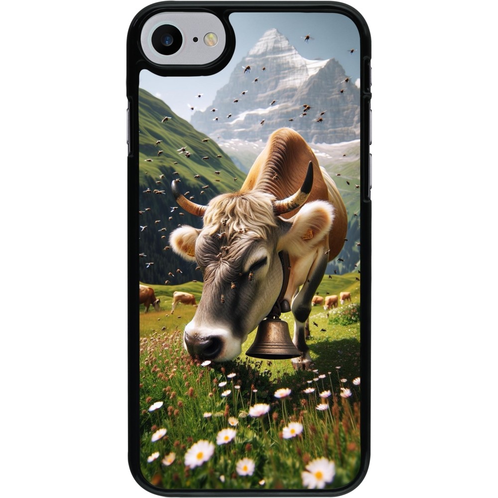 Coque iPhone 7 / 8 / SE (2020, 2022) - Vache montagne Valais