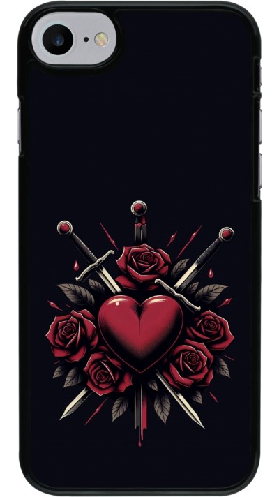iPhone 7 / 8 / SE (2020, 2022) Case Hülle - Valentine 2024 gothic love