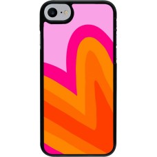 iPhone 7 / 8 / SE (2020, 2022) Case Hülle - Valentine 2024 heart gradient