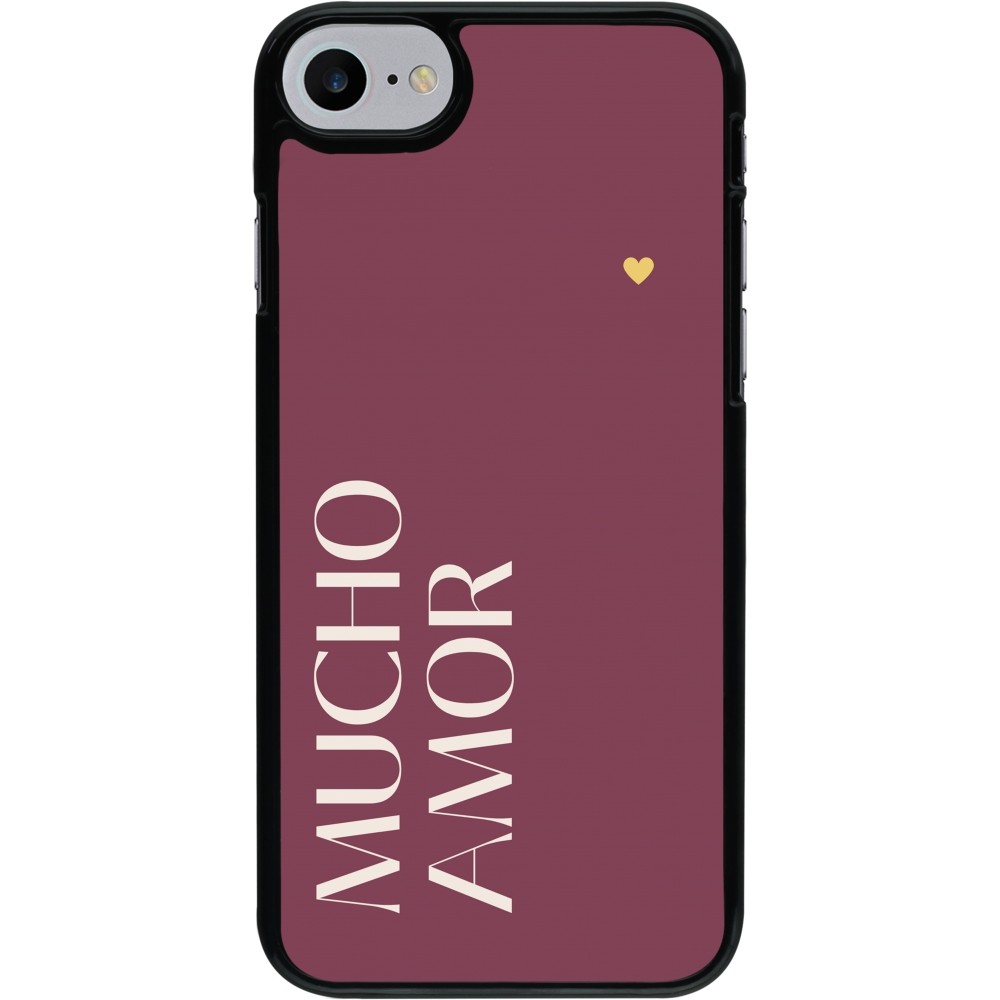 iPhone 7 / 8 / SE (2020, 2022) Case Hülle - Valentine 2024 mucho amor rosado