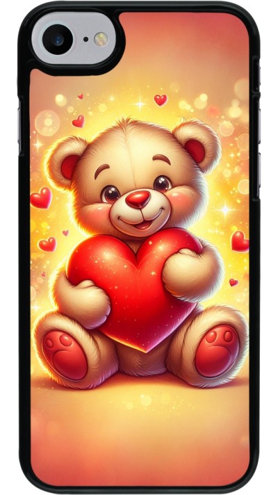 iPhone 7 / 8 / SE (2020, 2022) Case Hülle - Valentin 2024 Teddy Liebe