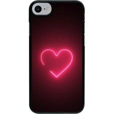 iPhone 7 / 8 / SE (2020, 2022) Case Hülle - Valentine 2023 single neon heart