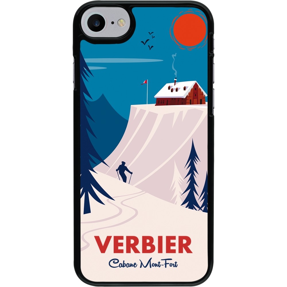iPhone 7 / 8 / SE (2020, 2022) Case Hülle - Verbier Cabane Mont-Fort