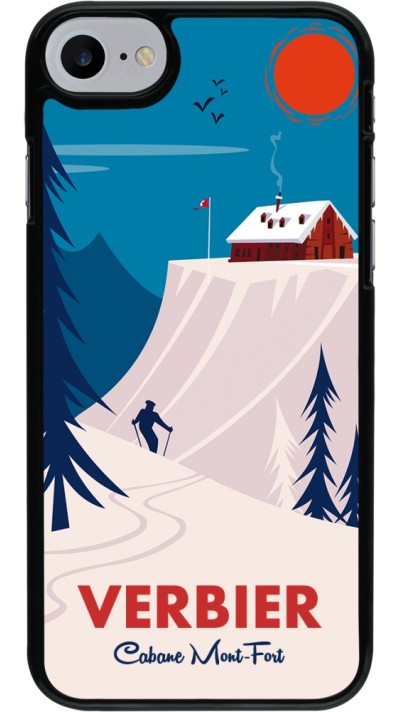 iPhone 7 / 8 / SE (2020, 2022) Case Hülle - Verbier Cabane Mont-Fort