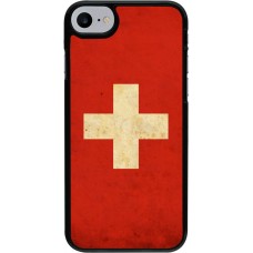 Coque iPhone 7 / 8 / SE (2020, 2022) - Vintage Flag SWISS