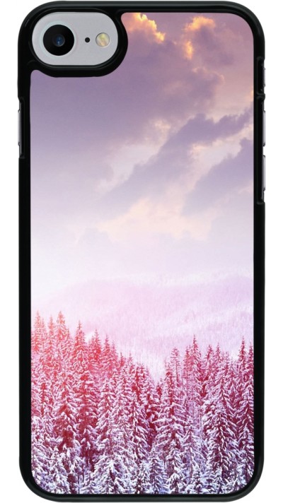 iPhone 7 / 8 / SE (2020, 2022) Case Hülle - Winter 22 Pink Forest
