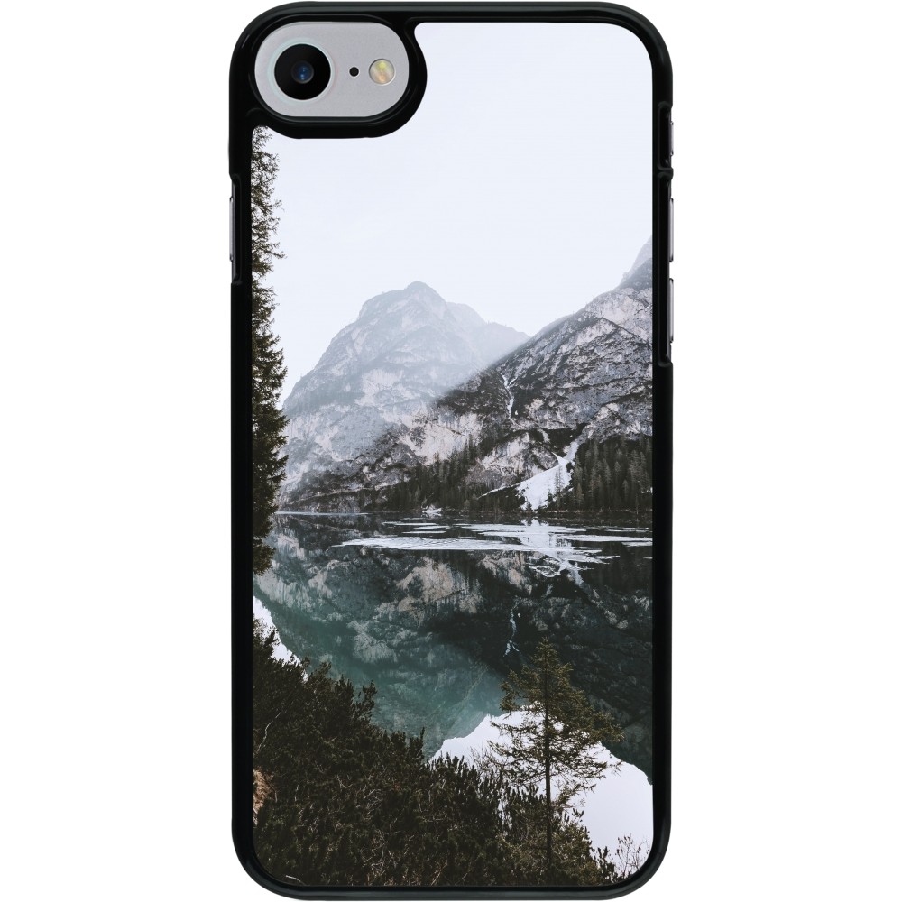 Coque iPhone 7 / 8 / SE (2020, 2022) - Winter 22 snowy mountain and lake
