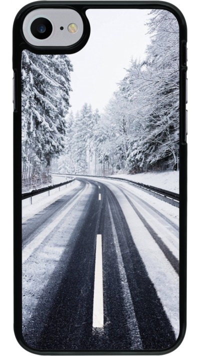 Coque iPhone 7 / 8 / SE (2020, 2022) - Winter 22 Snowy Road