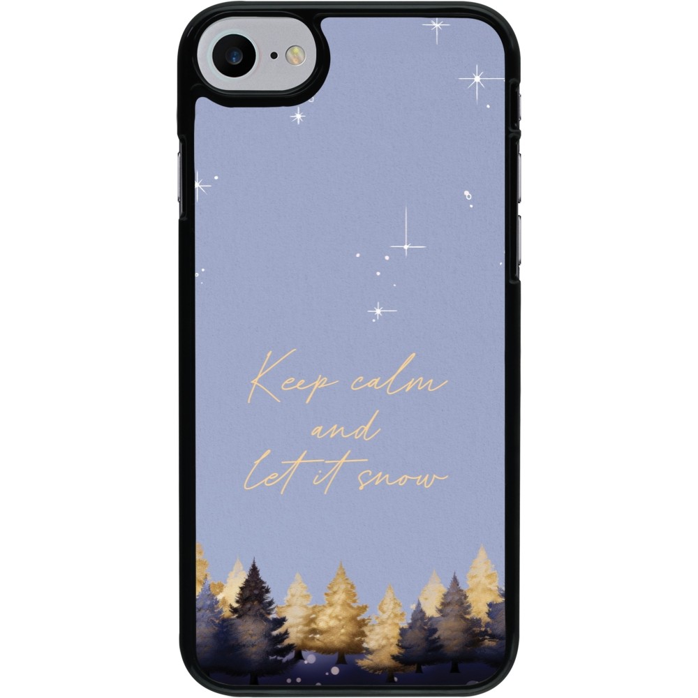 Coque iPhone 7 / 8 / SE (2020, 2022) - Winter 25 Winter illustration of trees